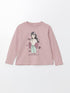LC Waikiki Crew Neck Printed Girl's T-Shirt
